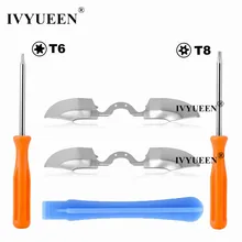 IVYUEEN 2 шт. черный/серебристый LB RB бамперы кнопки для microsoft Xbox One Elite контроллер с разъемом 3,5 мм с ремонтным инструментом