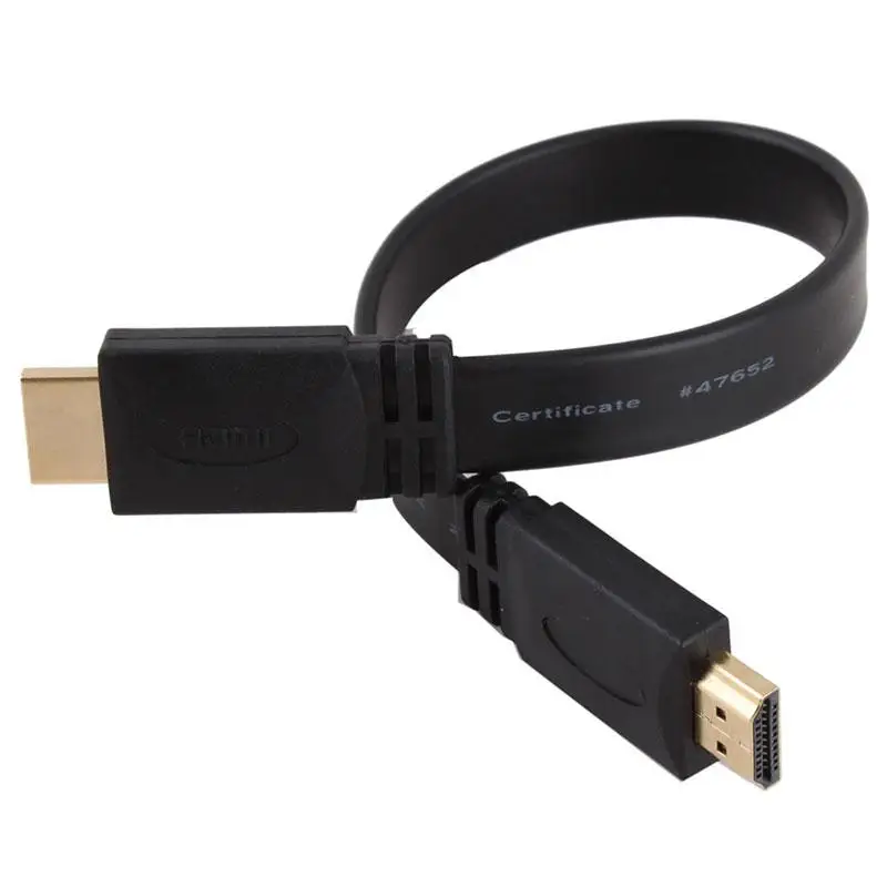 0 3 м 1.4a Высокоскоростной HDMI плоский кабель 1 4 в 1080P HD w/ Ethernet 3D HDTV 30 см #20868|hdtv picture in