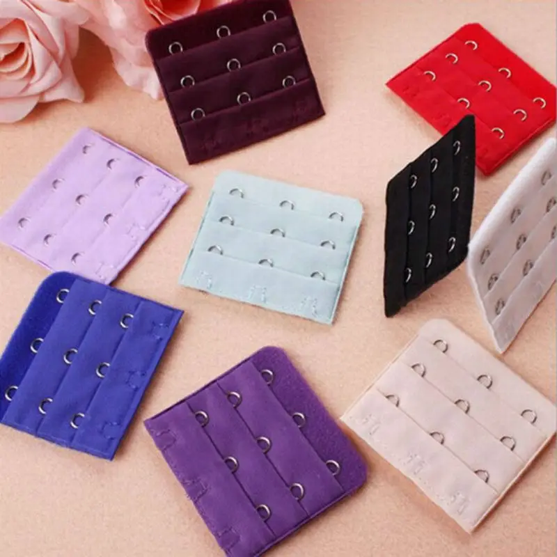 

1 piece 11 colors Bra Extenders Strap Extension 3 Hooks New High quality
