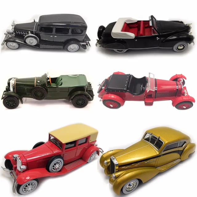 Five Types Die cast Model Cars the Old Car 1/43 Diecast Metal 143