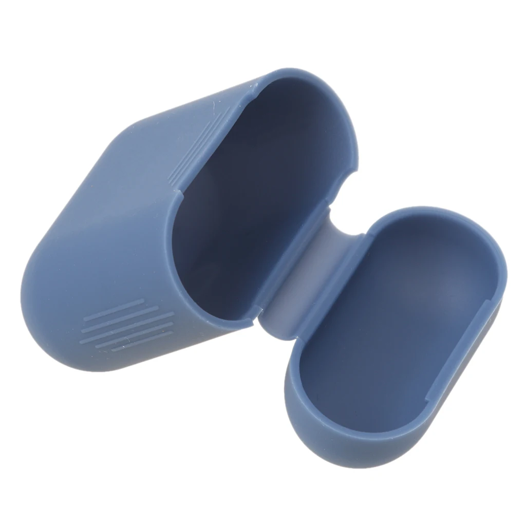 Silicone Shockproof Protective Case Cover for Apple AirPods Blue