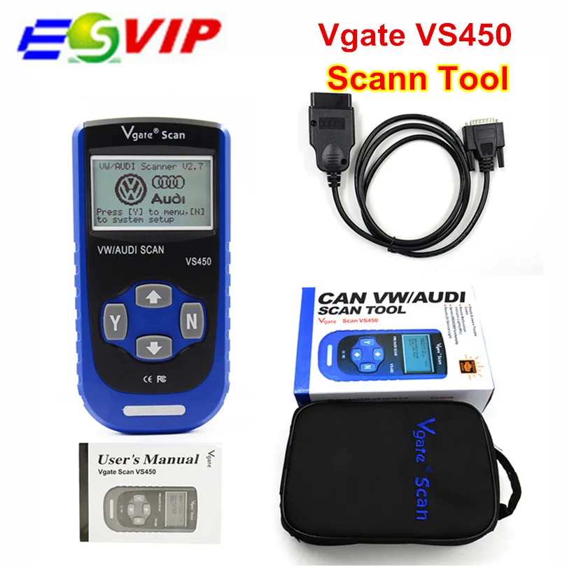 

Vgate VS450 Code Reader Diagnostic Scanner Com Reset Airbag ABS for VS450 100% Original Vgate
