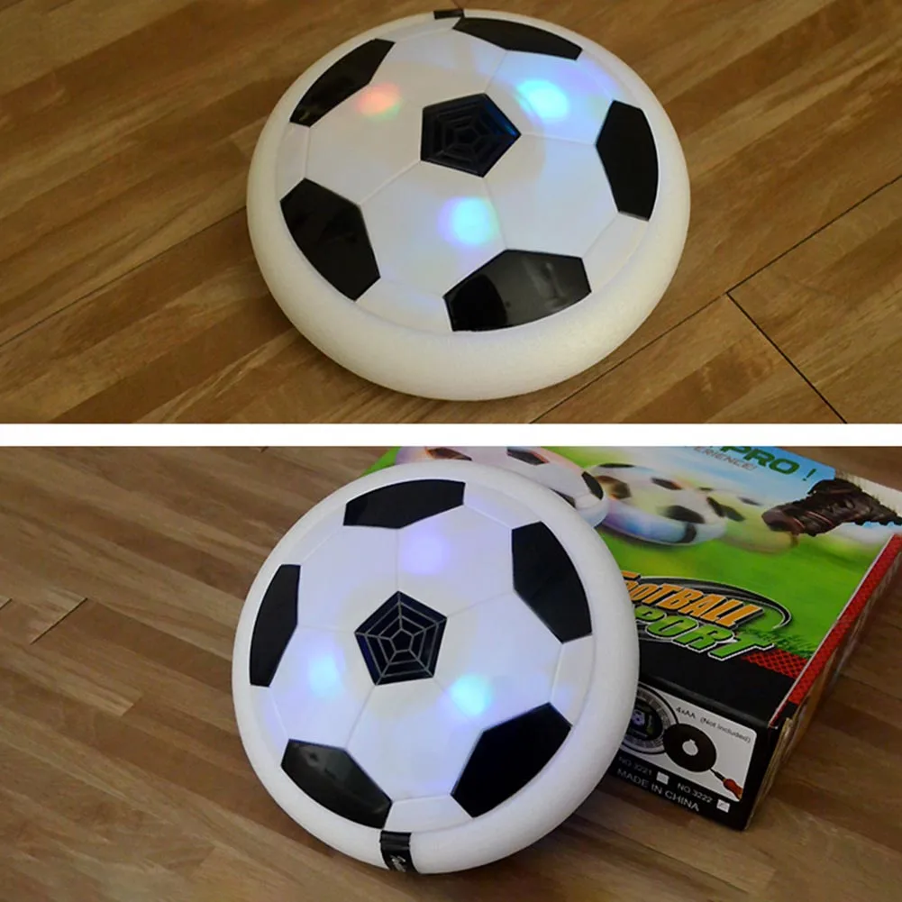 Colorful Air Power Soccer Disc LED Light Music Flashing Soccer Ball