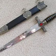 S0059 античная латунь WW II Советский Союз CCCP русское платье Нож Меч 15." красный