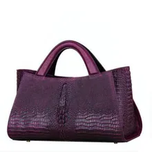 Из натуральной кожи Для женщин сумки для Для женщин роскошный сумки с узором "крокодиловая кожа" бренд сумки женские сумочки Для женщин дизайнерские сумки