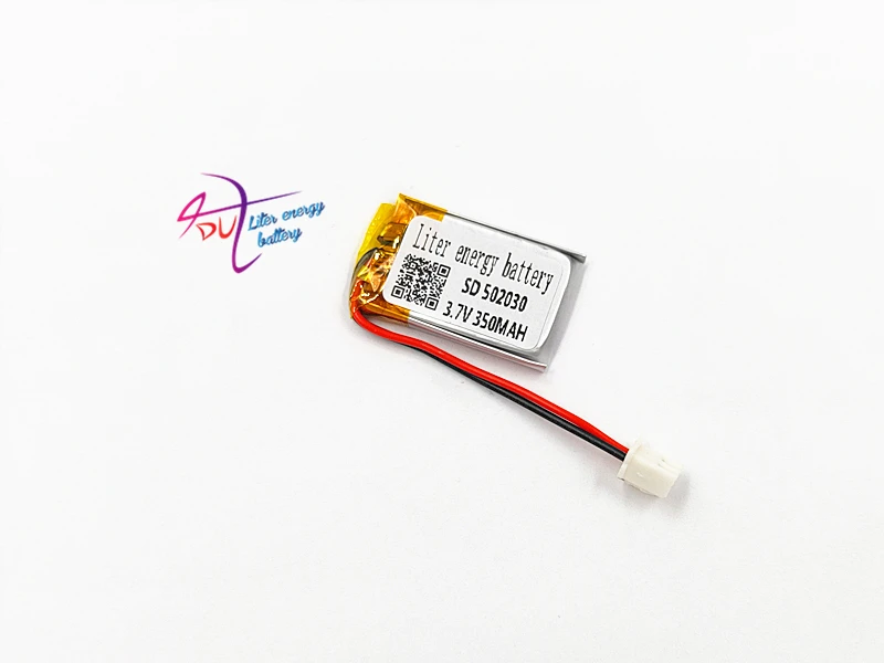 XH2.54 350mAh 502030 3.7V lithium polymer battery headset Bluetooth Keyboard recorder