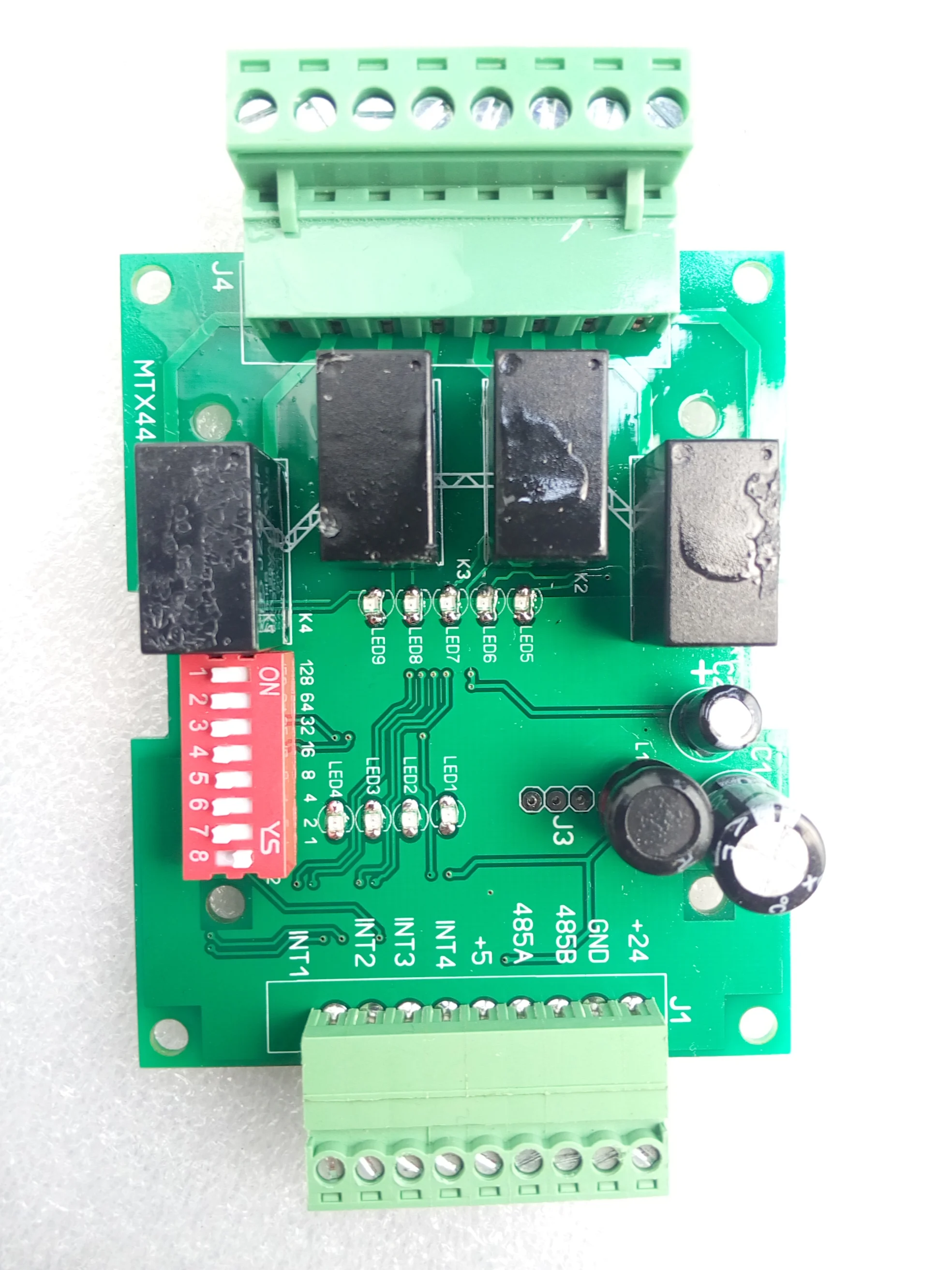 

Modbus RTU Module Control Board 485 Communication Interface 4 Input 4 Output Remote Network Control