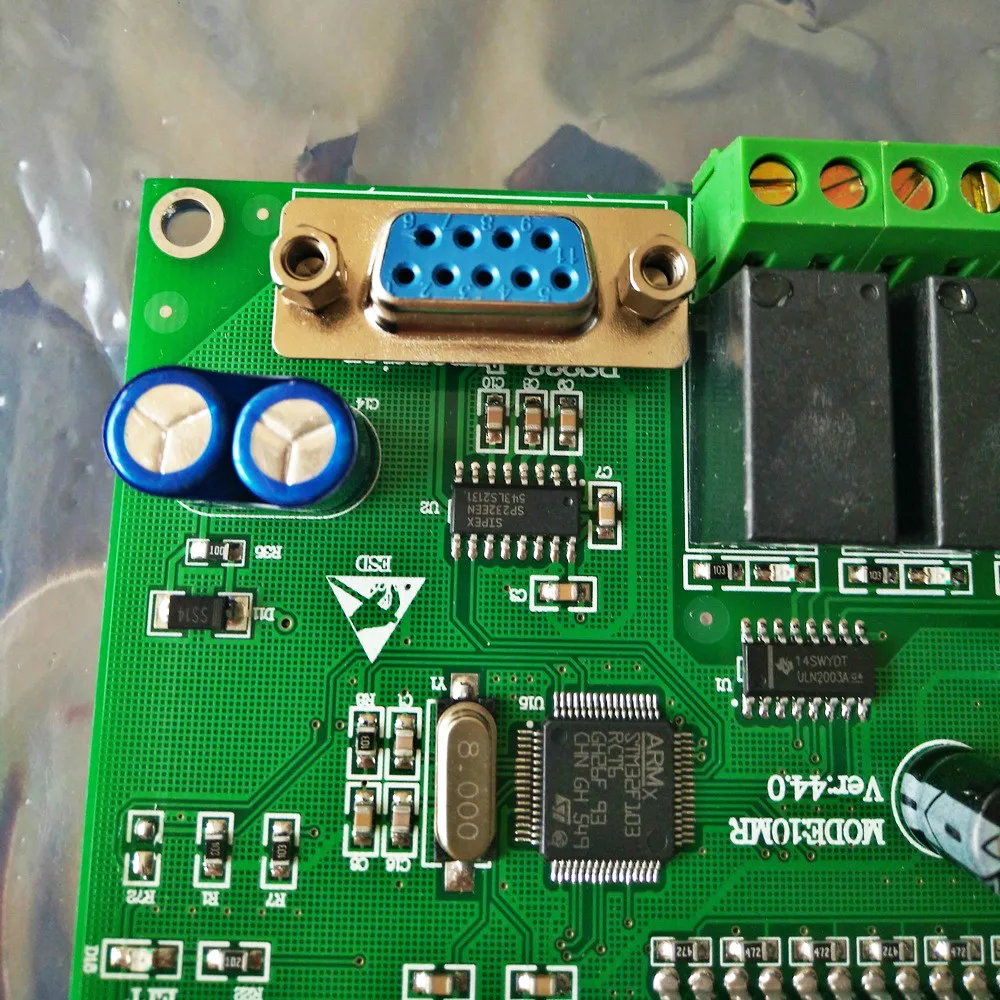 Программируемый логический контроллер одноплатный ПЛК FX2N 10MR STM32 MCU 6 вход 4 выход AD вход корпус реле автоматического управления