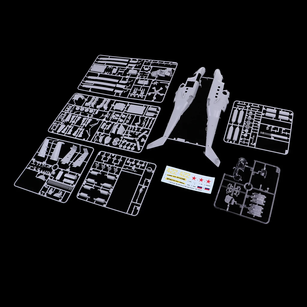 

1/48 Children DIY Mi-24P Hind-F/D Helicopter Model Kit Airplane Handicrafts Ornaments