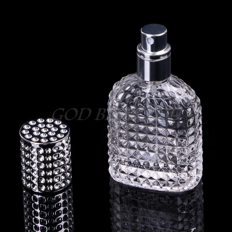 

New Style Pineapple Portable Glass Perfume Bottle With Spray Empty With Atomizer
