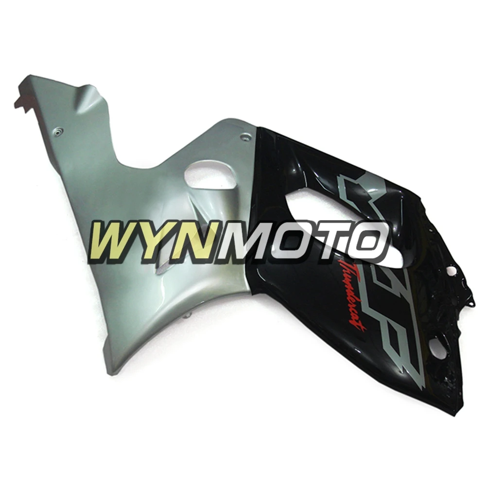 Выполните обтекатели комплект для Yamaha YZF600R Thundercat 1997-2007 97-07 год впрыск АБС пластмасса Чехлы капоты темно-красного и серебристого цвета