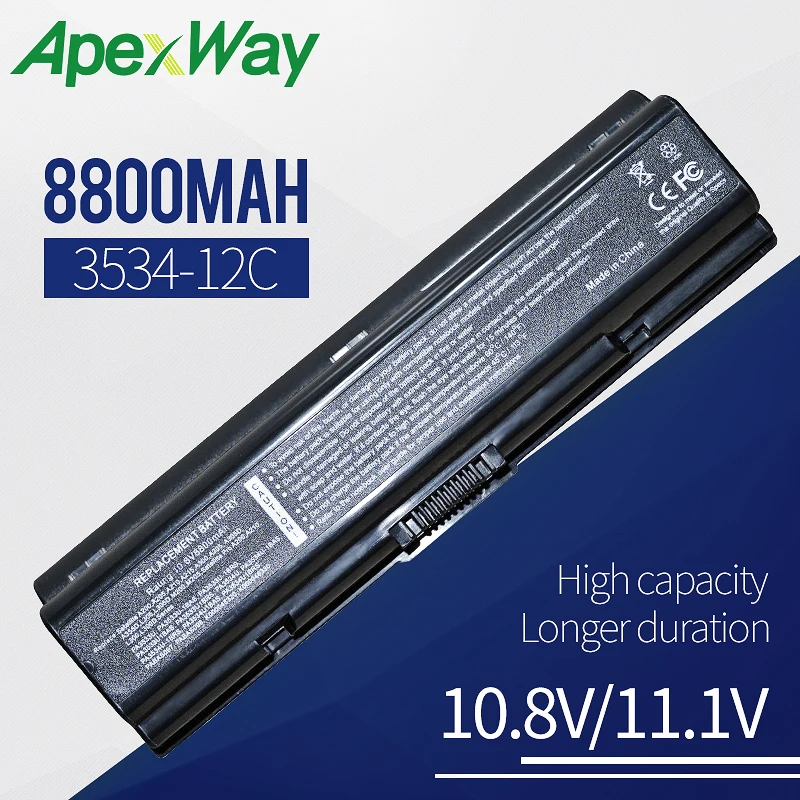 8800 мАч ноутбук аккумулятор для Toshiba Satellite PA3534U 1BRS A305D A350 A350D A355 A355D A500 A500D A505 A505D L200 L300 L300D L305