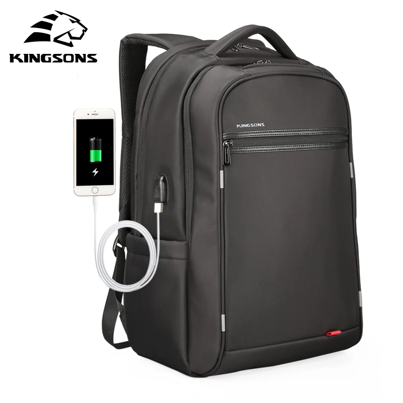 0 : Buy Kingsons Multifunction USB Charging Men 17inch Laptop Backpacks For ...