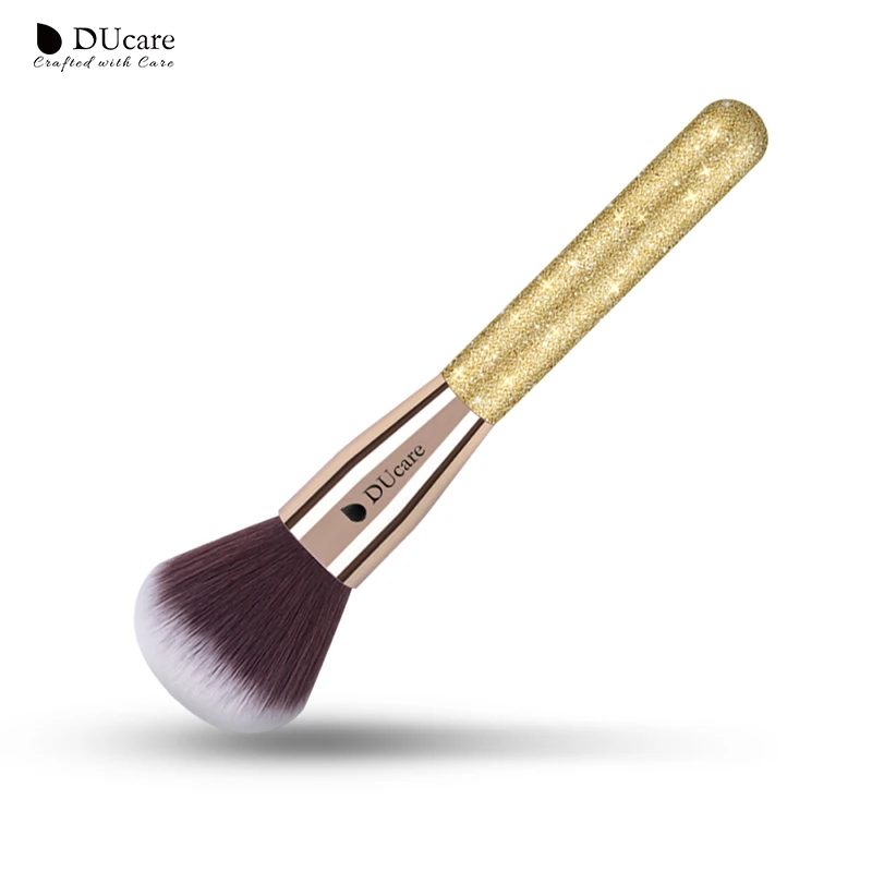 DUcare 1 шт. кисть для пудры Большая кисть для румян Профессиональные кисти для макияжа супер мягкие синтетические волосы косметические инструменты
