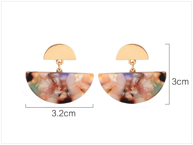 Acrylic Earrings  (1)