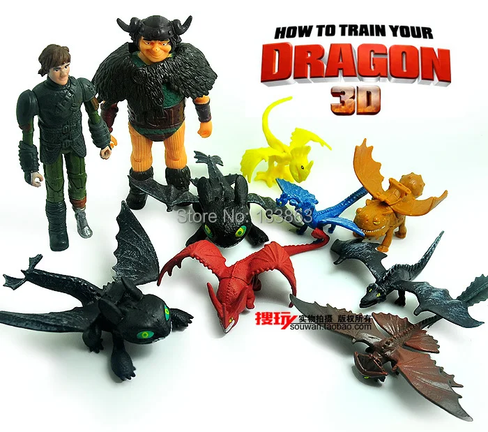 How to train your Dragon Cartoon figure Set, Children's toys for kid