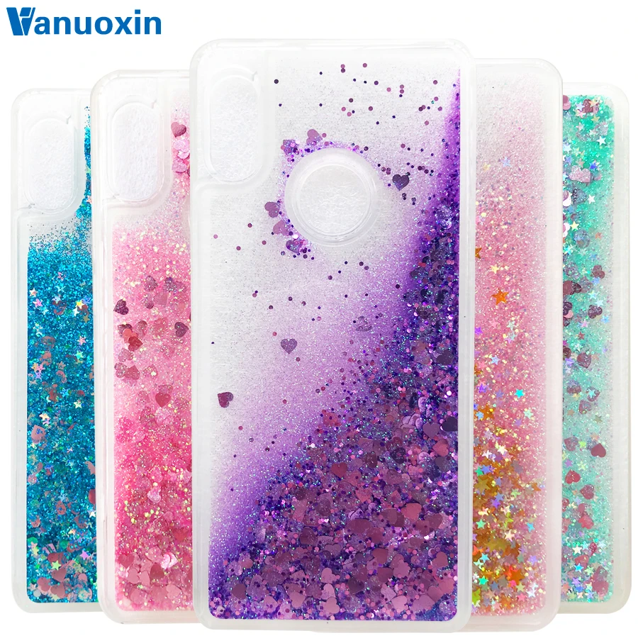 

Honor 8X case on Huawei Honor 8X case sFor Fundas Huawei Honor 8X cover Honor8X Coque Liquid Glitter Dynamic Soft phone cases