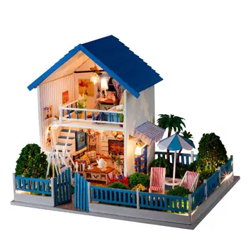 

Creative assembly model gift jigsaw toys from Star's DIY cabin