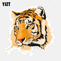 YJZT 15,5 см * 15 см Мода Тигр Король леса высокого качества ПВХ стикер автомобильный наклейка 5-0433