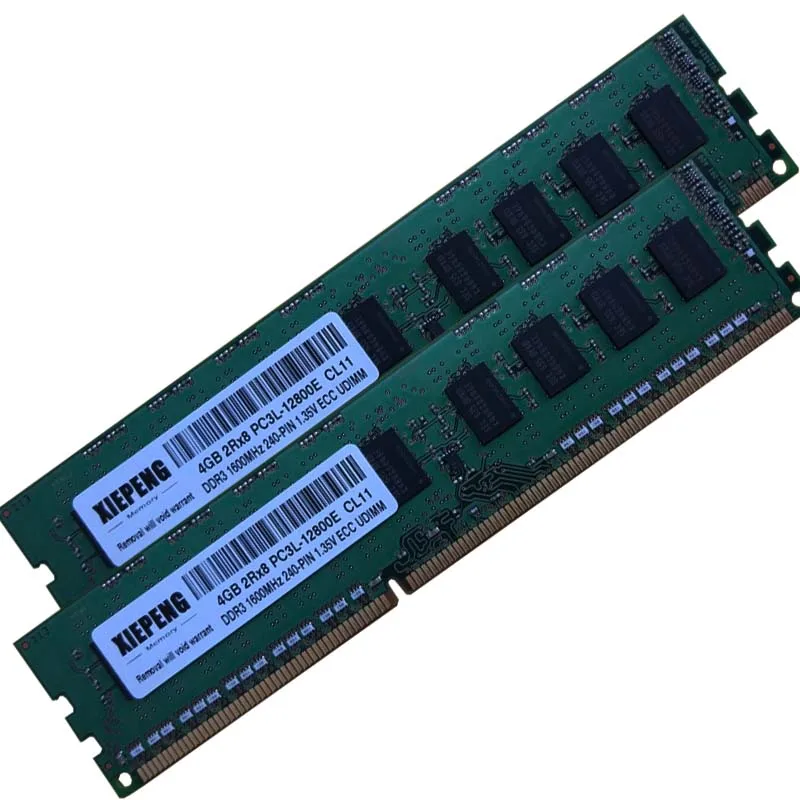 Серверная оперативная Память DDR3L 4 Гб 1600 МГц 8 2Rx8 PC3L 12800E память 8G ECC PC3 12800 1 35 в низкое