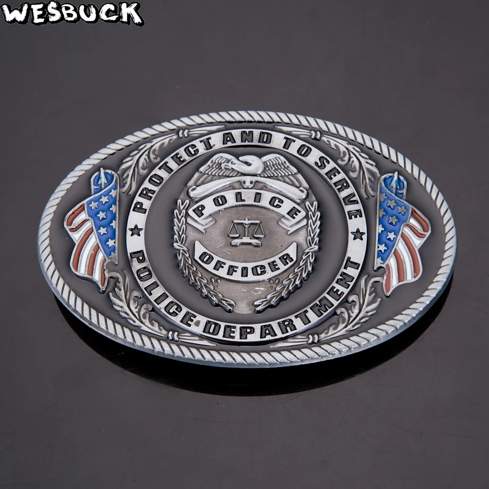 WesBuck брендовый металлический полицейский пряжки ремня с классными клепками в виде для Для Женщин Western Buckles с поясом из искусственной кожи