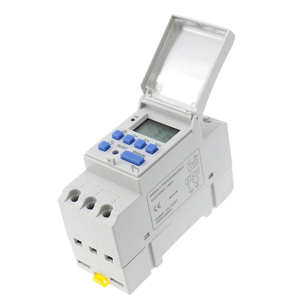 1X Digital Timer Switch 220V Manual Electric Programmable Power point 7 Days