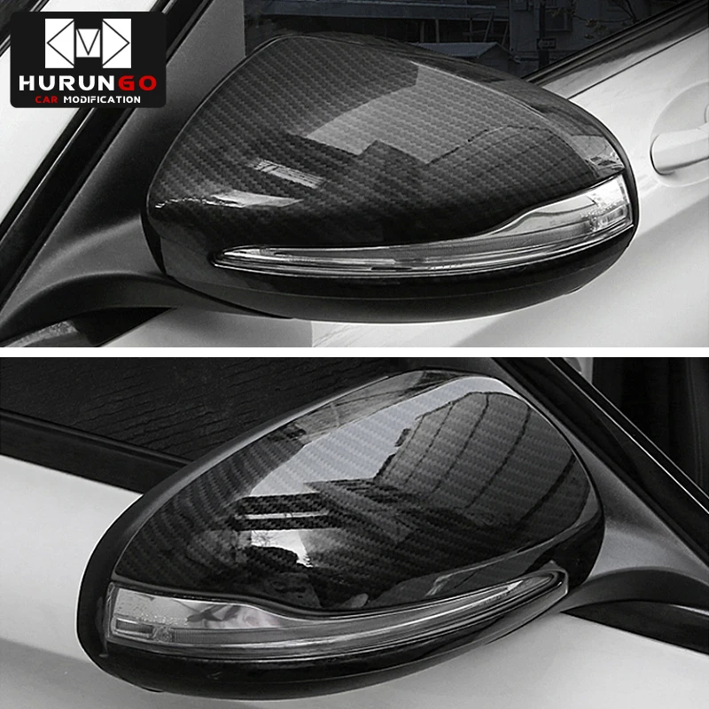 1 Paar Carbon-Faser-Spiegel-Abdeckung for Mercedes Benz C/E/GLC/S-Klasse  W205 W213 W222 X253 : : Auto & Motorrad