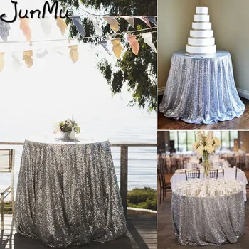 

Glitter Sequin Tablecloth Rectangular Round Rose Gold Silver Table Cloth Rose Gold for Wedding Party Christmas Decoration
