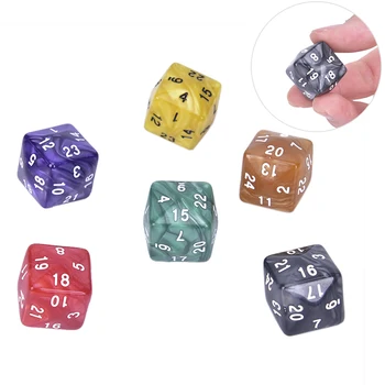 

1pcs 24 Face Dice For Game Dungeons & Dragons Polyhedral D24 Multi Sided Acrylic Dice For TRPG Game Lovers