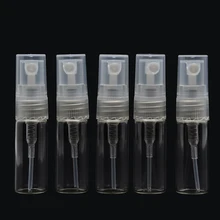SP-4 50PCS Glass 5ml Refillable Portable Sample Perfume Bottles Travel Spray Atomizer Empty Perfume Bottle Mini Sample Container