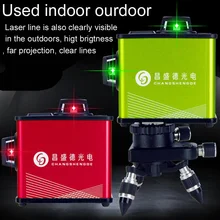 12 линия красный лазерный уровень 8 линия зеленый Slash открытый лазерный уровень с 4200mA литиевый сенсорный контроль алюминиевый Высокоточный новейший