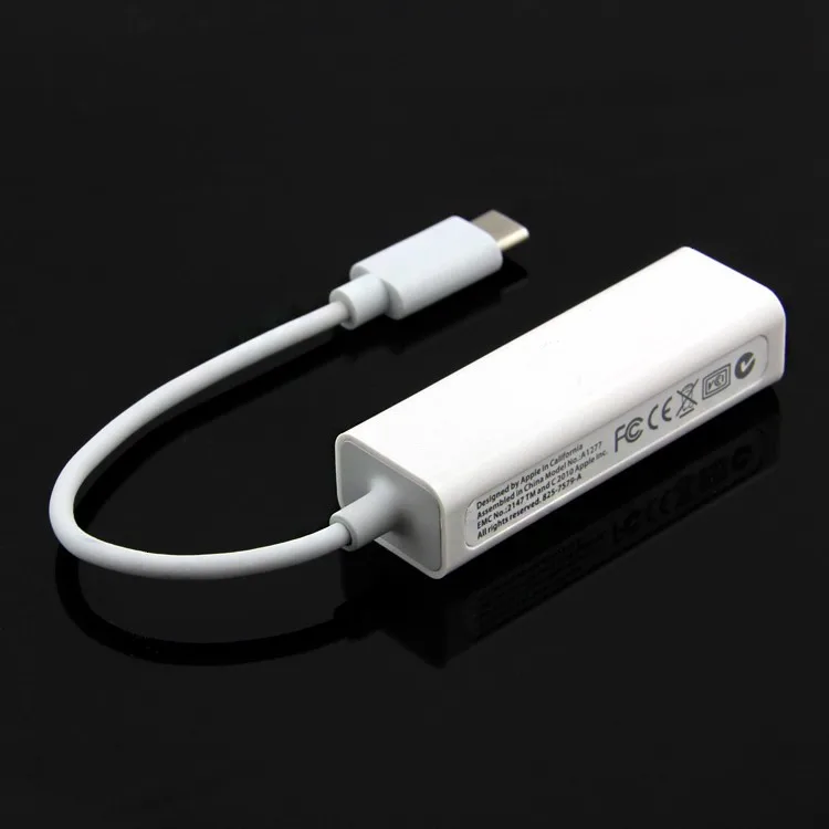 USB C USB 3,1 type C RJ45 Ethernet сетевой адаптер для Macbook Air Pro другой тип C компьютер для использования проводной Интернет-кабель Белый