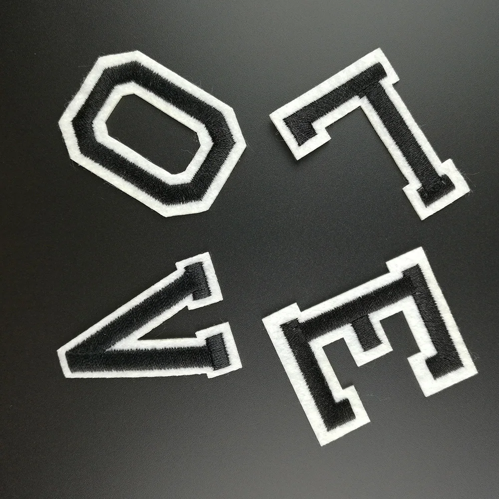 

26pcs DIY Patches 26 English Letters Iron on Embroidered Patch Sew on Embroidery Patches Applique Garment Clothes DIY Accessory