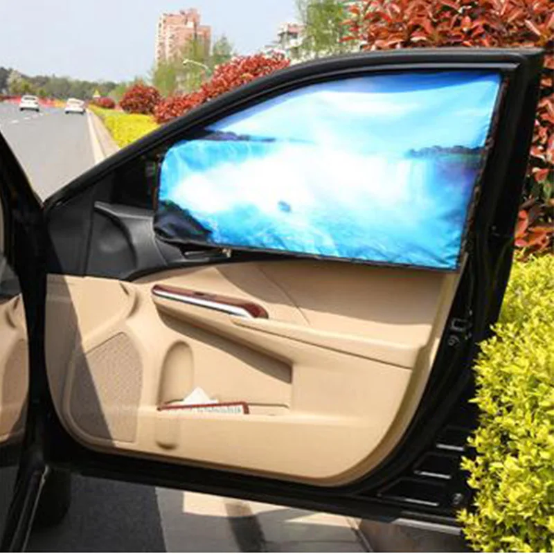 

Universal Car Sun Shade Cover Curtain Suction Auto Car Protector Side Window Summer Adjustable Sunshade Cover For Baby Kids