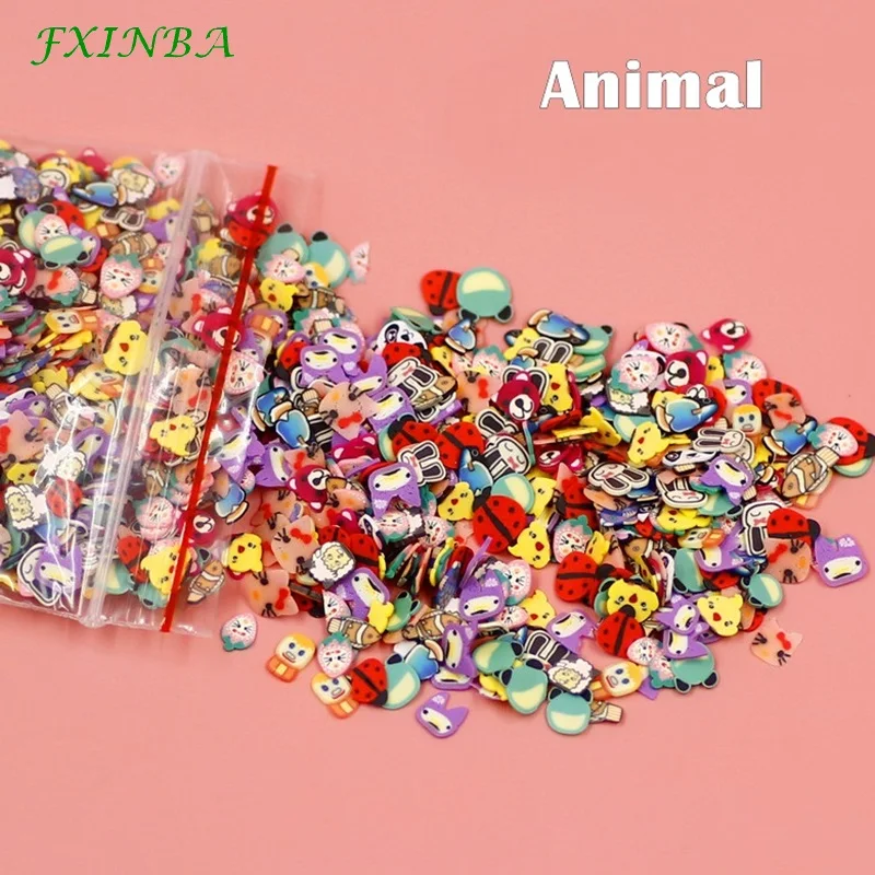FXINBA New 1000Pcs/Pack Mini Fimo Fruit Slices For Slime Supplies/Nails Art Tips Polymer Clay Sprinkles Slimes Toys Lizun DIY FXINBA New 1000Pcs/Pack Mini Fimo Fruit Slices For Slime Supplies/Nails Art Tips Polymer Clay Sprinkles Slimes Toys Lizun DIY