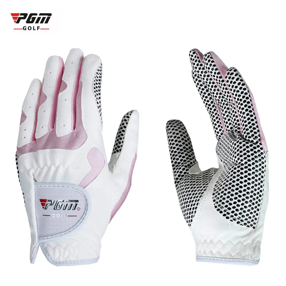 Prix pour Pgm jumelé femmes en plein air anti-skid fiber de chiffon doux gants de golf 18/19/20/21 Prix pour Pgm jumelé femmes en plein air anti-skid fiber de chiffon doux gants de golf 18/19/20/21