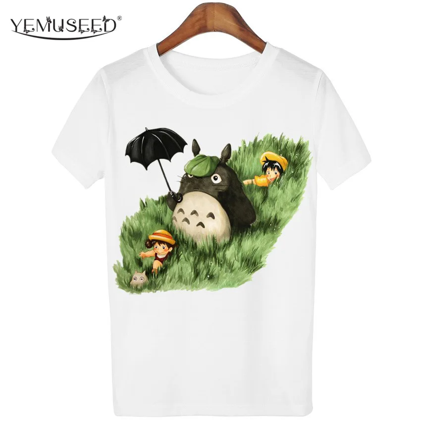 YEMUSEED nuevo Totoro, camiseta de las mujeres de dibujos animados 3D Casual Harajuku camisetas Blusa Plus tamaño O cuello camiseta camisetas WMT61 YEMUSEED nuevo Totoro, camiseta de las mujeres de dibujos animados 3D Casual Harajuku camisetas Blusa Plus tamaño O cuello camiseta camisetas WMT61