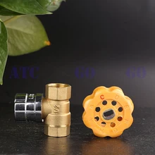 Шаровой клапан центрального отопления DN15 DN20 DN25 DN32 Магнитный Противоугонный клапан с ключом для установки отопления