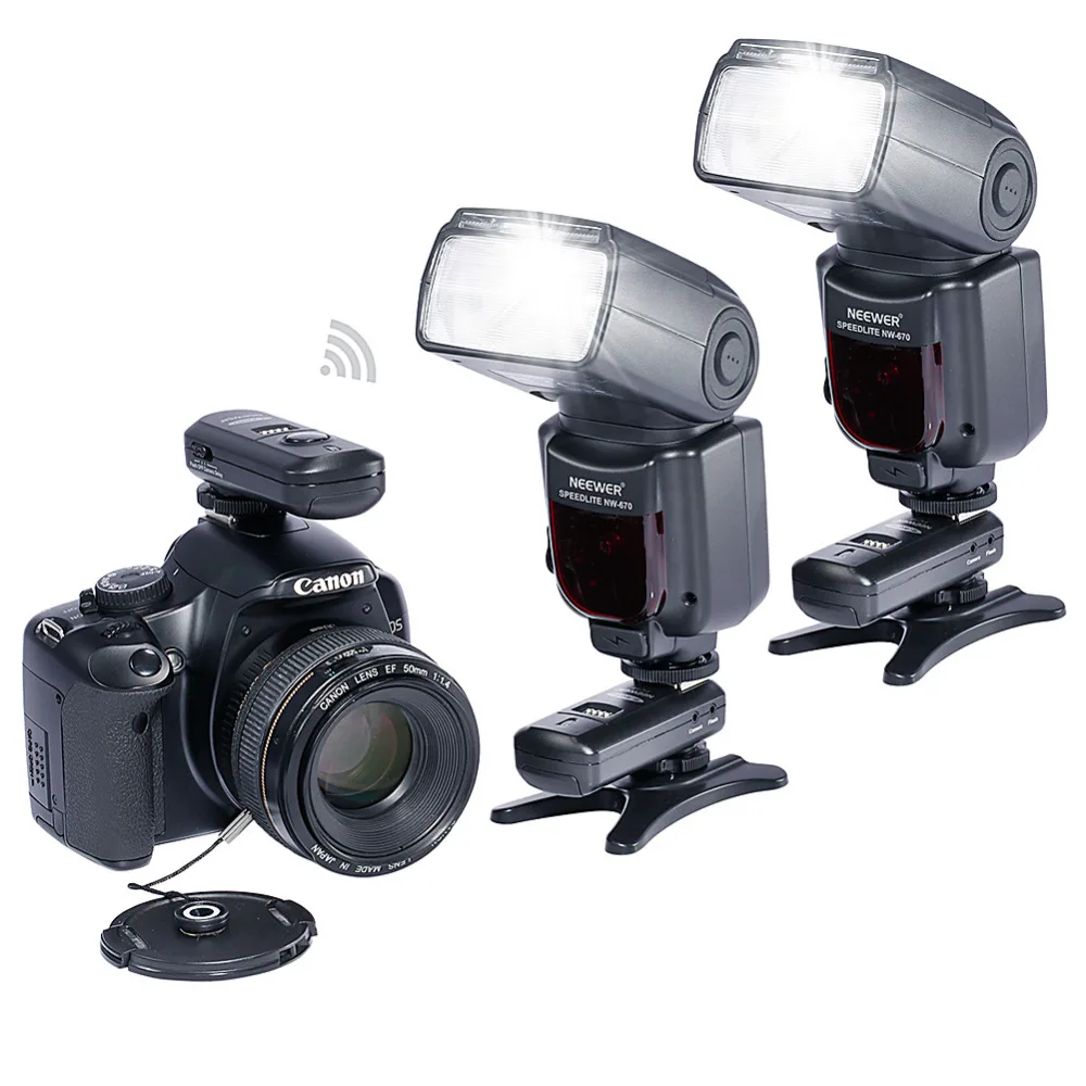 Neewer PRO NW670 E TTL фотовспышка комплект для CANON Rebel T5i T4i T3i T3 EOS 700D 650D 600D DSLR камеры/Canon M