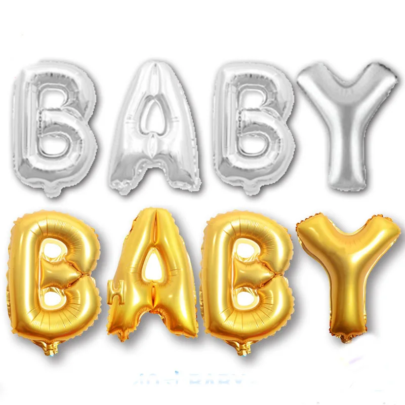 

40 inch gold silver letter Aluminium giant Foil Balloons Digit Helium Balloons event party supplies shopping mall decoration