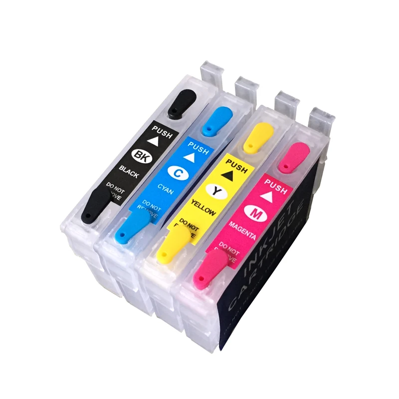 

4PCS/Lot Refill Ink Cartridge EMPTY For Epson t1281 t1282 t1283 t1284 FOR EPSON S22 SX125 SX130 SX235W SX420W SX440W SX430W