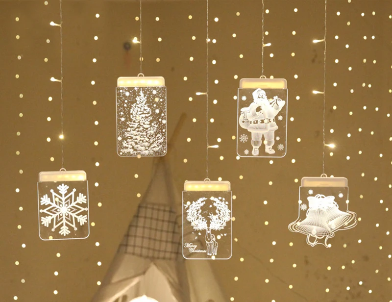 Светодиодный светильник с креативными светящимися буквами, Ночные светодиодные струны, Подвесной Настенный светильник для свадьбы, рождественской вечеринки, украшения дома и сада
