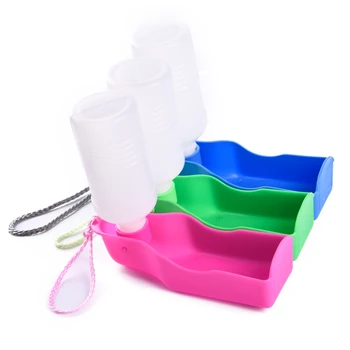 

Free Shipping Pet Drinking&Feeding Bottle Colorful Dog Cat Watering Suitable Puppy Traveling Outside Easy Take Best Quality