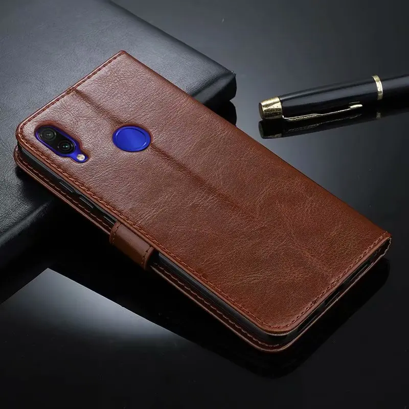 Роскошный чехол бумажник из искусственной кожи с подставкой для Xiaomi Redmi 5 Plus 5A Note