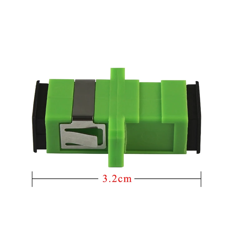 100 PCS SC APC Simplex mode Fiber optic Adapter Optical fiber coupler flange connector | Мобильные телефоны и аксессуары