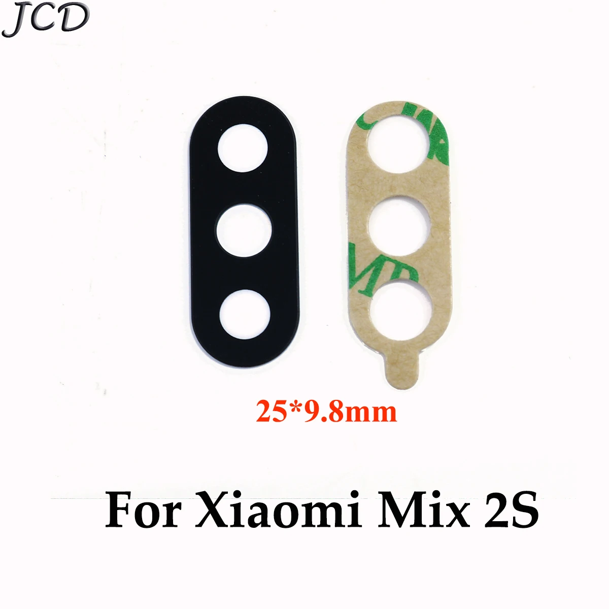 JCD для Xiaomi Mi Mix 2 2S Max 3 задняя камера стеклянный объектив Запасные части + клейкая