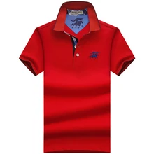 Размера плюс S-10XL. Новинка, мужская рубашка поло в английском стиле, летняя рубашка поло с коротким рукавом, мужская рубашка s Camisa Polo 95%, бейсбольное пальто