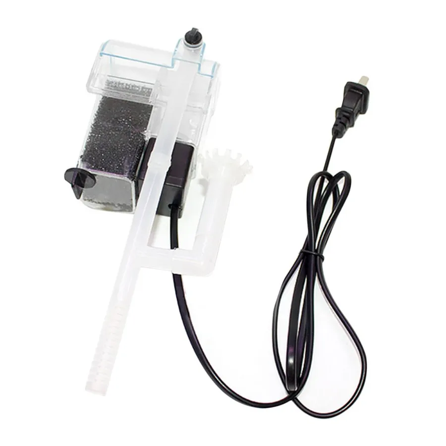 

3W Hanging External Aquarium Filter Water Oxygen Circulation Pump 3 in 1 Mini Aquarium Waterfall Filter Pump for Fish Tank