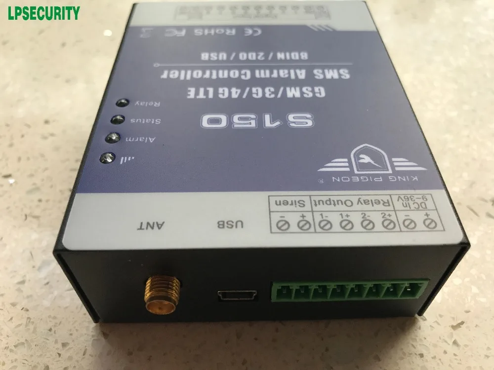 240 В переменного тока/3 А Стандартный gsm sms RTU контроллер домашней автоматизации с 8