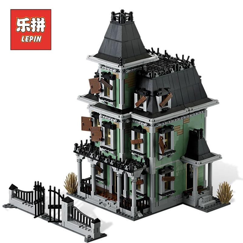 

New LEPIN 16007 Monster Fighter the Haunted House Model set Building Kits Blocks Bricks Compatible with 10228 Children Gift